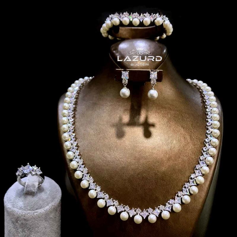 wedding jewellery set pearl