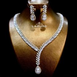 jewelry set for bride Necklace and earring - Aysu