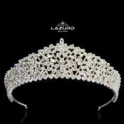Madeline wedding tiara - Silver Plated