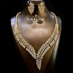 bridal jewellery - Vanessa gold plating