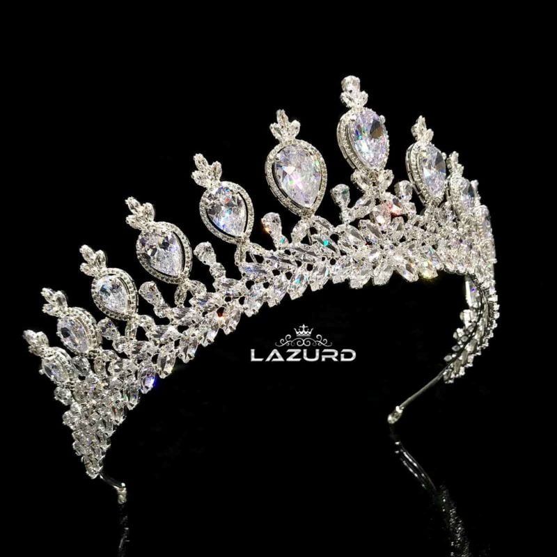 Ariel wedding tiara zircon