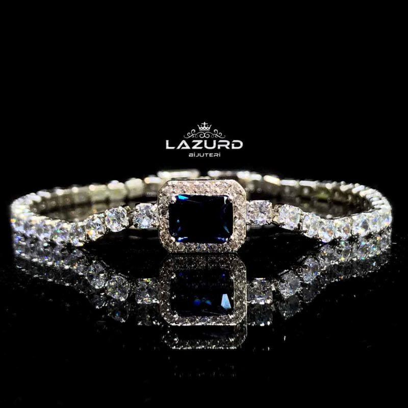 blue ston zircon bracelet - Ariella