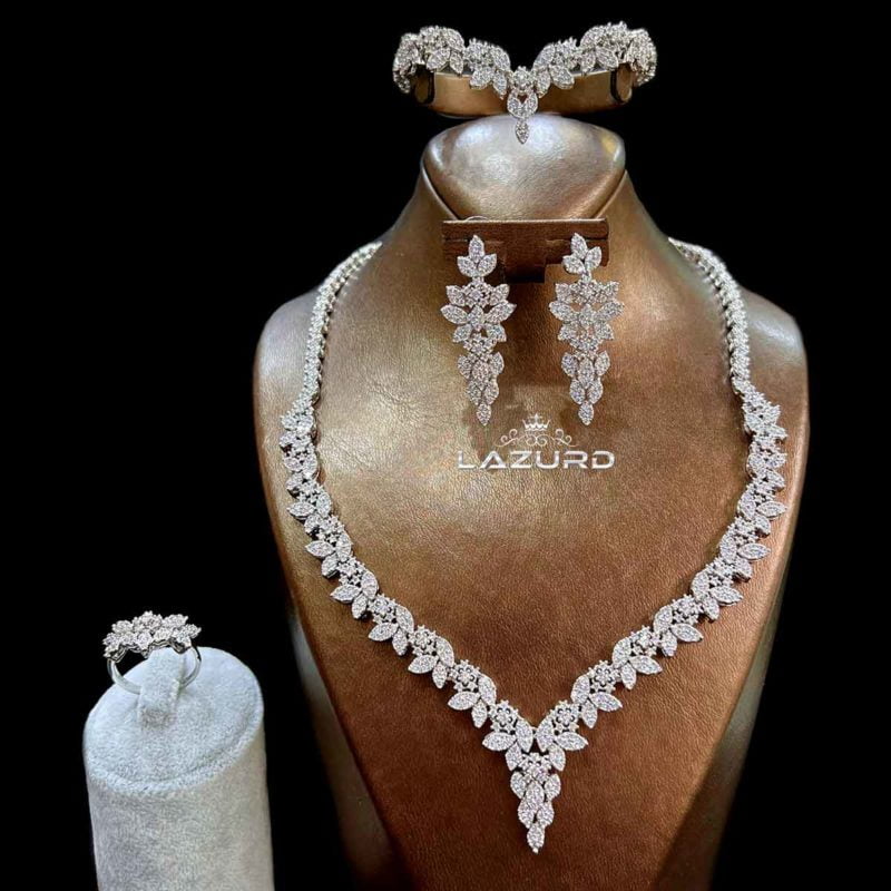 wedding necklace set - Brooklyn