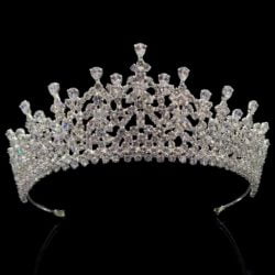 Aurora 2 crown wedding veil A suitable model for those who are looking for bridal accessories and accessories