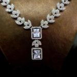 white jewellery set Kaylee Necklace
