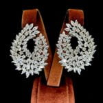 earrings for strapless wedding dress aisha Brilliant sparkling zircon stones