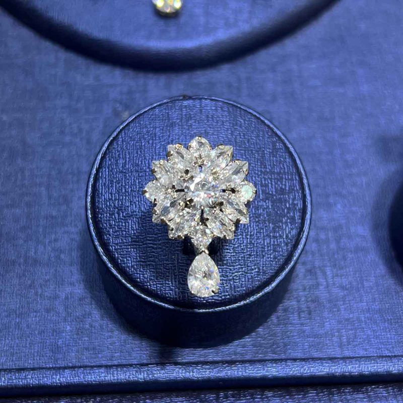 antique wedding necklace Raina ring