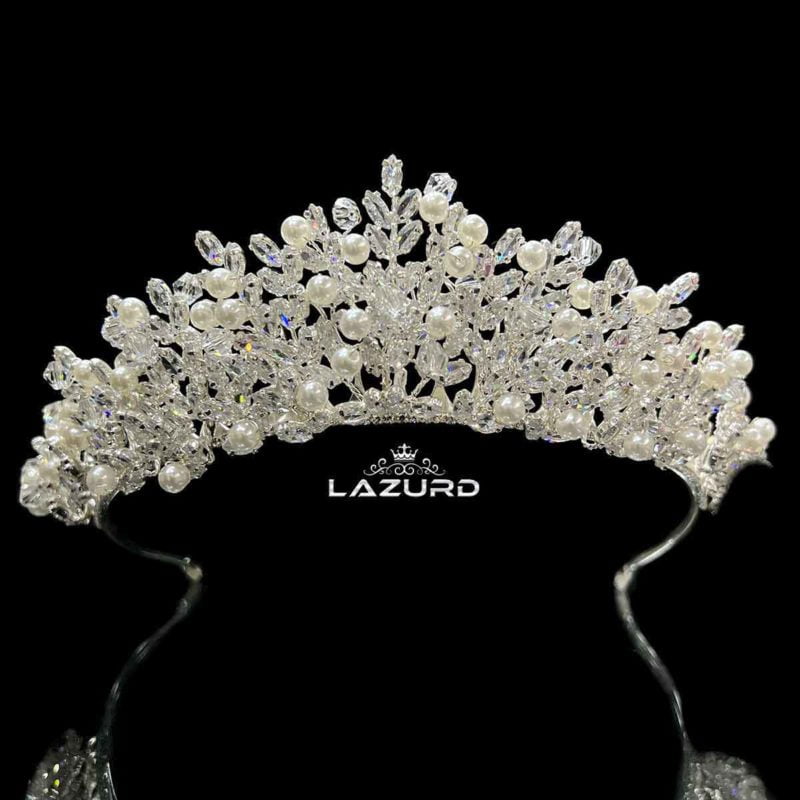 pearl crown wedding Harmoni 2 Medium size attractive and elegant
