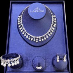 pearl wedding jewelry sets for brides Gianna Awesome new model