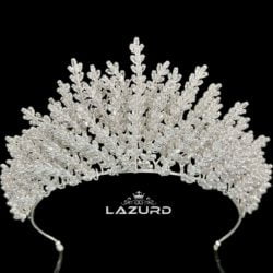 bridal accessories funda unique crowns 3 layers clear zircon branches
