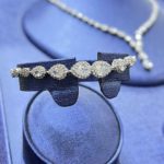 vintage wedding jewelry sets Mia White gold plated for wedding dresses Bracelet