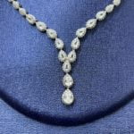 vintage wedding jewelry sets Mia White gold plated for wedding dresses Necklace