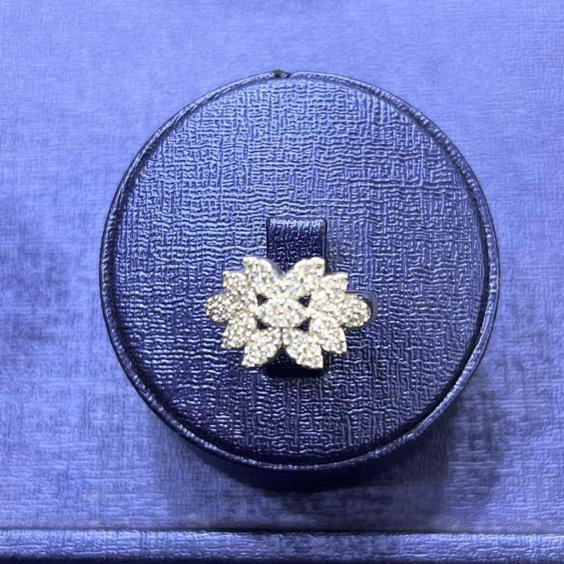 custom jewelry sets Rhodium plated Amelia ring