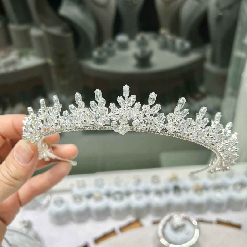 swarovski crown tiara Meryem 0 so elegant Silver plated real