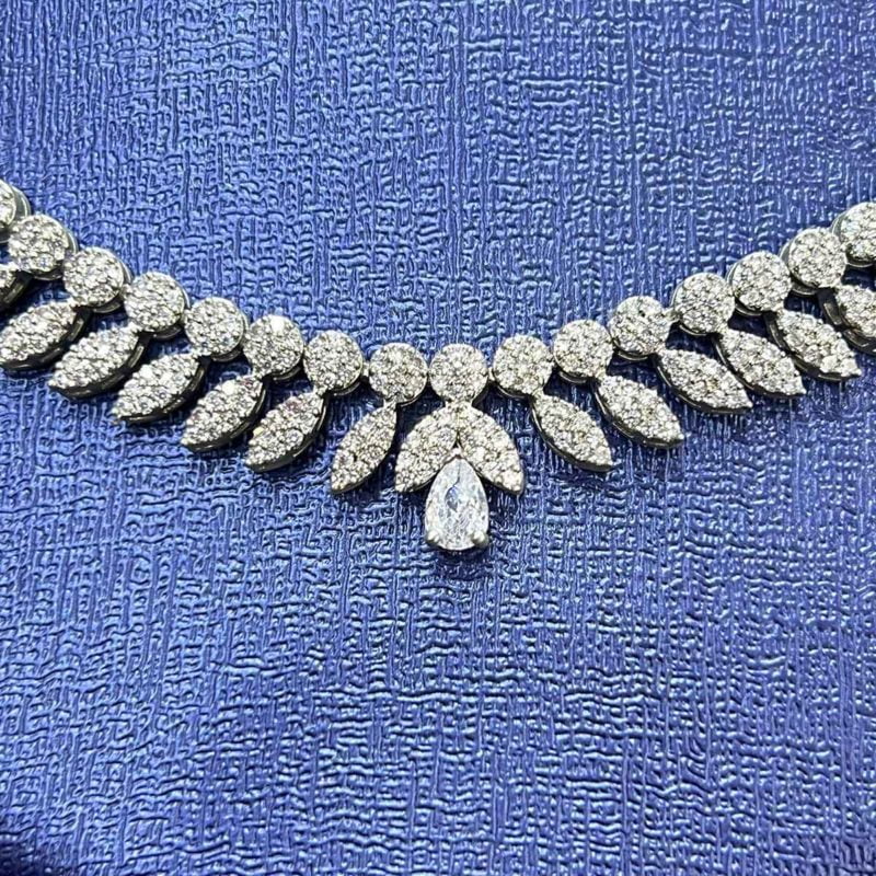minimal bridal jewelry Brielle model so beautiful Necklace