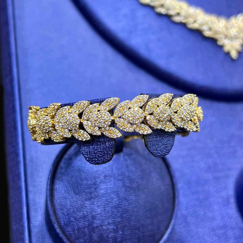 Imitation gold bridal jewelry sets Amelia bracelet