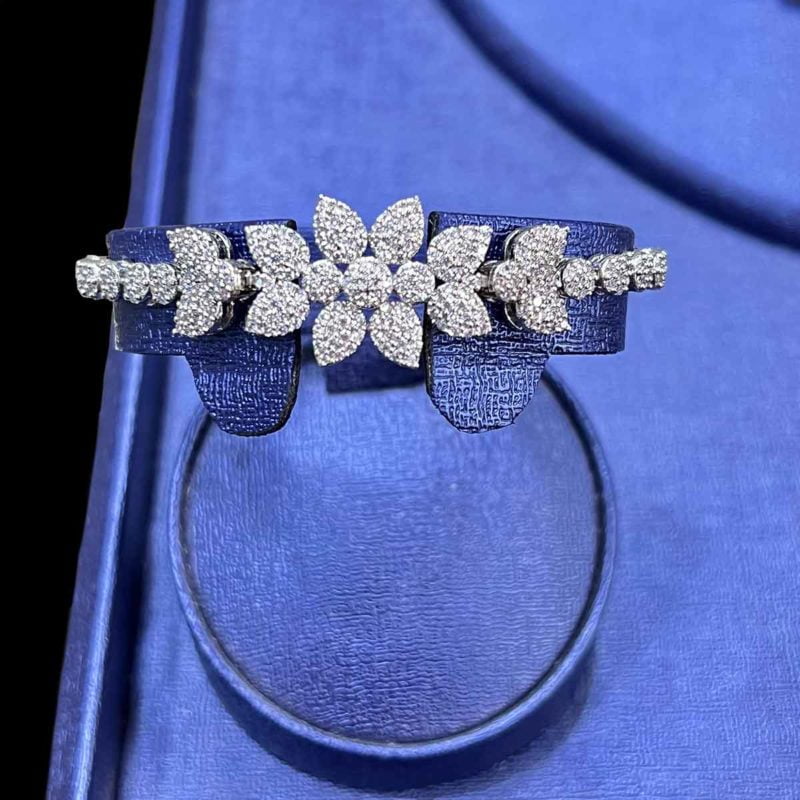 wedding necklace set Lura classic model bracelet with white small zircon stone