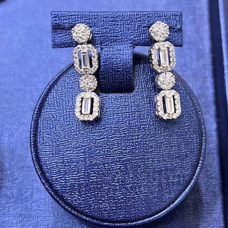 Imitation wedding diamond necklace Eleanora Earring