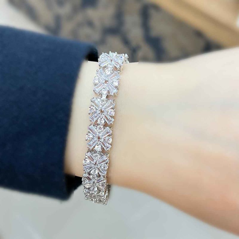 bridal jewelry bracelet bright star model real