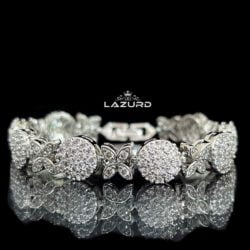 wedding bracelet for bride Penelope butterfly and ball