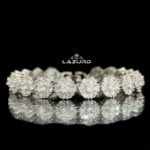 bridal tennis bracelet Eva model Rhodium plated