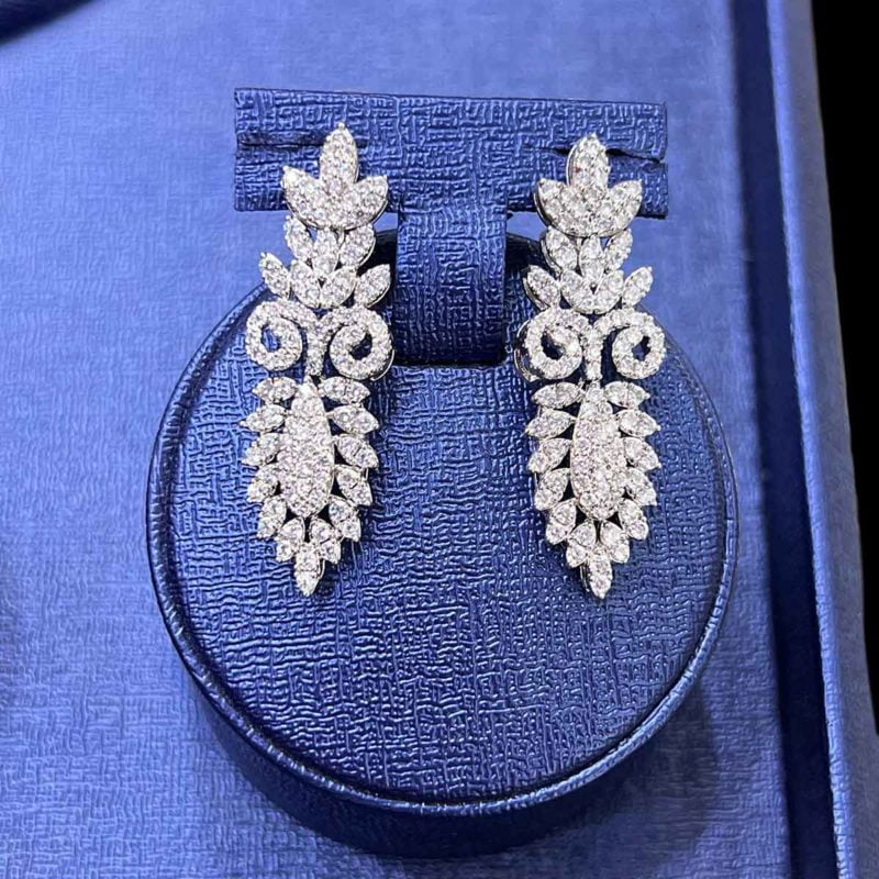 neslihan classic wedding jewelry set Earring