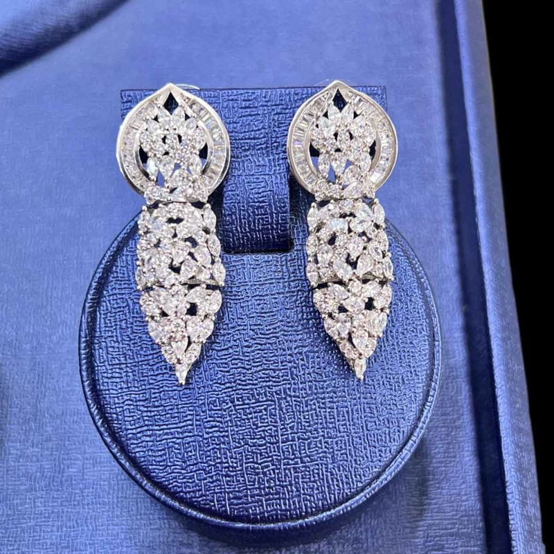 Melody bridal jewelry accessories zircon set Earring