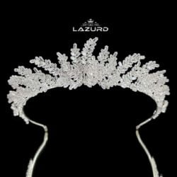 wedding tiara crown paula white marquise branches