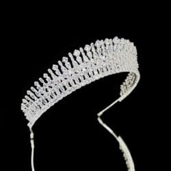 wedding tiara for bride rylan 1 a classy white model saide