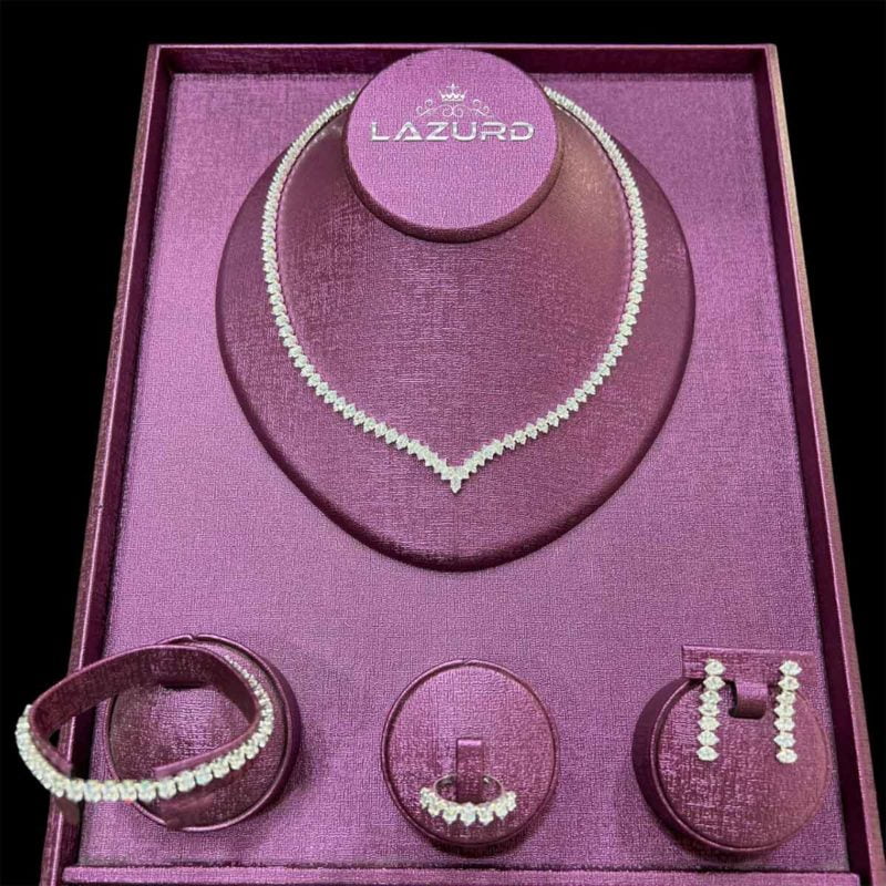 jewellery set for marriage Parla For marquise stone lover
