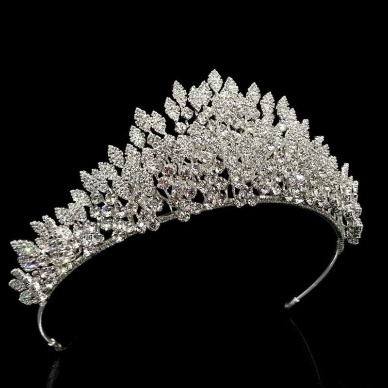 leaf crystal wedding crown Roşan1 saide