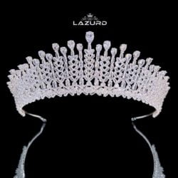 bridal tiara crown Eliza height 5.5 cm luxury from another world