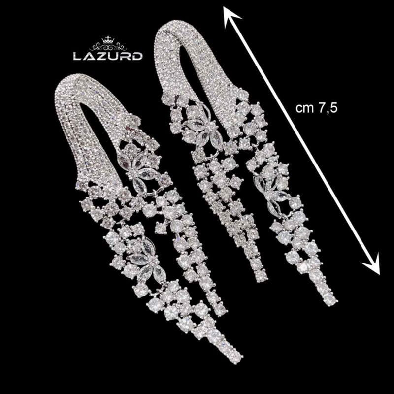 earrings Aysil long size cm