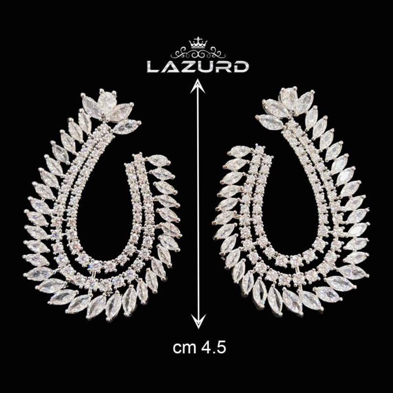 earrings Gamze black 4,5 cm