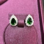 green lara zircon stone Earring