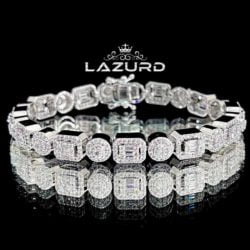 baguette cubic zirconia bracelet cansın very small stones