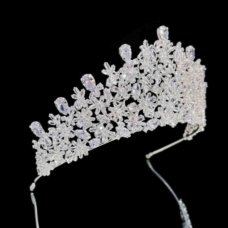 zircon stone flower crown