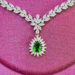 Necklace green ember