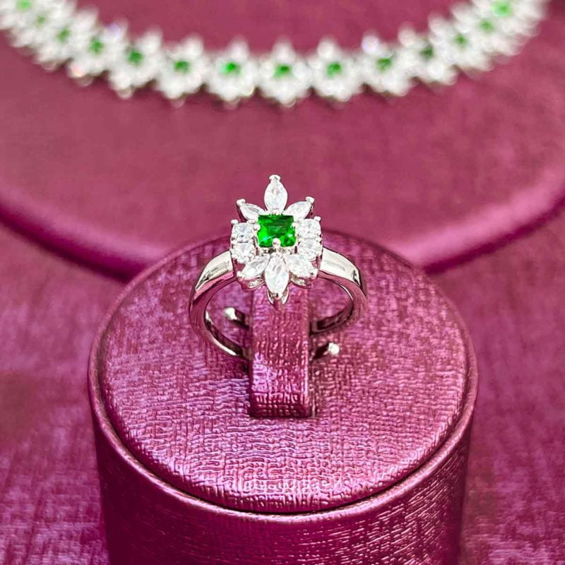 green Priyanka Ring