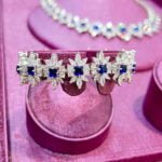 blue square zircon Priyanka 2 Bracelet