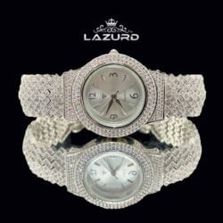 cubic zirconia watch Alora model band decorated with square zirconia