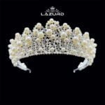 crystal and pearl tiaras - Elegant Bridal Accessory