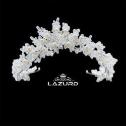 Zirkon, Beads, and Pearl Wedding Tiara - Symbol of Elegance