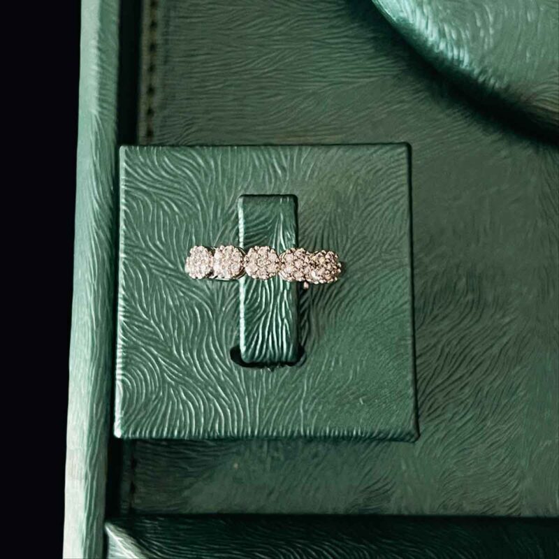 elegant simple bridal jewellery set - ring